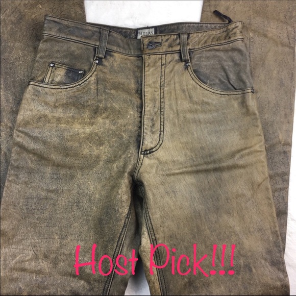 Wilsons Leather Other - HOST PICK!!! MJULIAN Wilson leather gray pants 32"